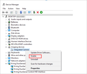 activer l’appareil