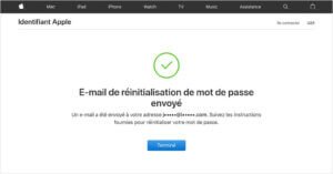 Comment se déconnecter d’un identifiant Apple sans le mot de passe en créant un nouveau mot de passe ?
