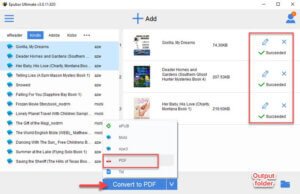 Convertir les eBooks Kindle en EPUB/PDF