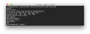 Créer un programme d’installation amorçable macOS sur une clé USB