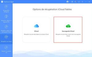 Récupérer sur iCloud