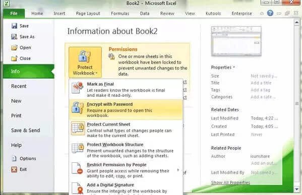 Comment décrypter un fichier Excel 2010 avec un mot de passe ?