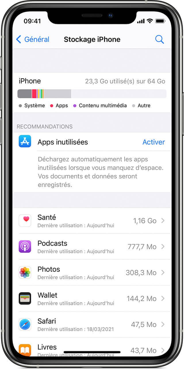 Désinstaller les applications problématiques