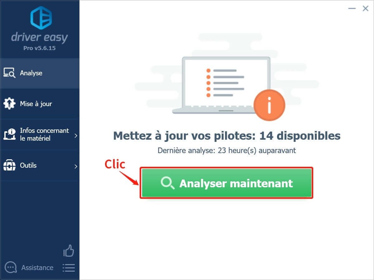 Analyser maintenant
