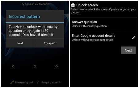 Comment pirater le code de l’écran de verrouillage d’un appareil Samsung en utilisant la fonction « Modèle oublié ? » ?