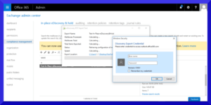 Entrez ensuite les informations d’Office 365 et cliquez sur le bouton « OK ».