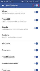 facebook notifications