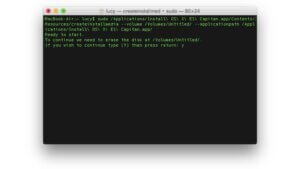 Une fois que vous aurez mis la main sur le fichier d’installation de la version macOS