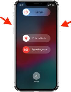 Comment éteindre l'iPhone
