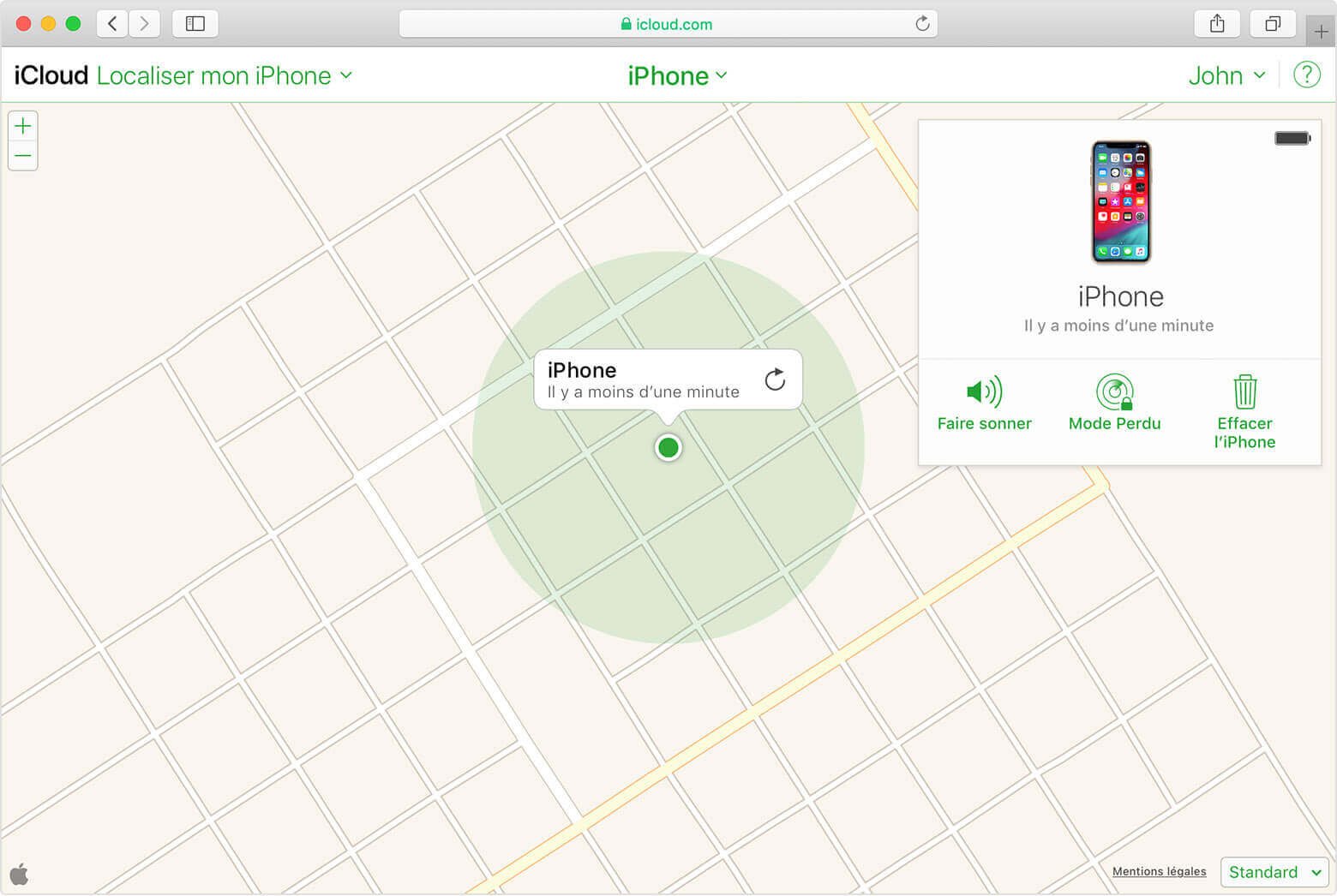 Comment déverrouiller un iPhone désactivé en utilisant iCloud