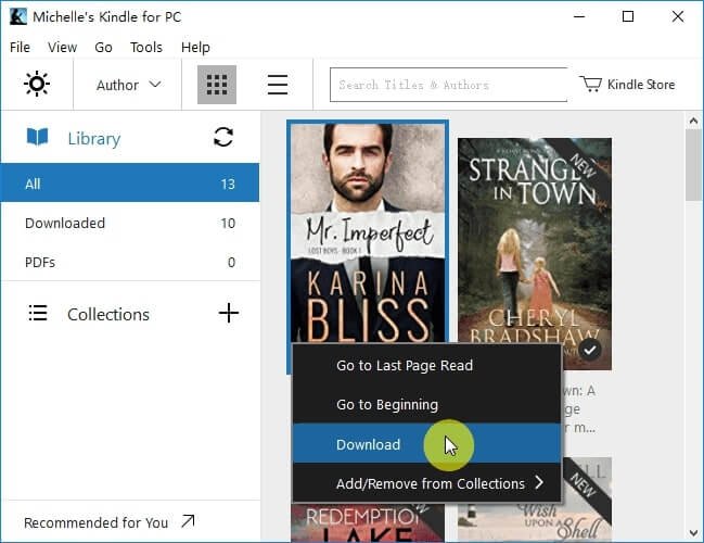 Kindle pour PC