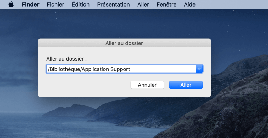 Mac Bibliothèque Application Support/