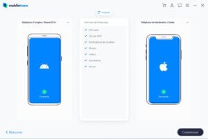 Branchez votre appareil Android et votre iPhone à l’ordinateur à l’aide de câbles USB