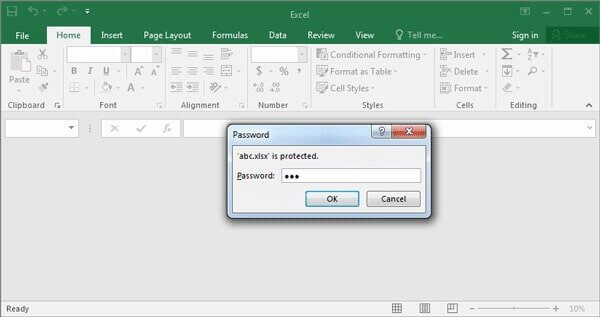 Comment ouvrir un fichier Excel protégé par un mot de passe avec un mot de passe ?