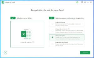 sélectionner le document Excel