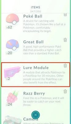 Comment jouer à Pokémon Go sans avoir à marcher en installant un module leurre sur un PokéStop se trouvant à proximité ?