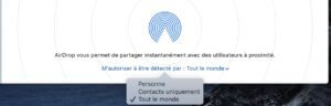 Régler la visibilité du Mac sur « Tout le monde »