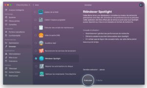 réindexer Spotlight