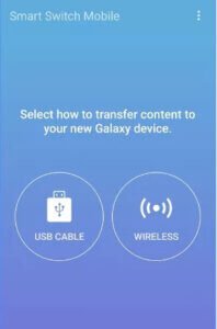 Installez et démarrez l’application Samsung Switch