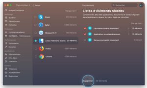 sélectionner des listes de documents récents