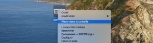 Supprimer des fichiers de la Corbeille