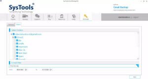 Configurez les filtres en utilisant l’option « Apply Filter » et cliquez sur le bouton « Start » pour commencer le processus.