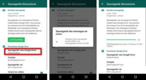 Transférer des données WhatsApp d’un Android vers un Android en utilisant une sauvegarde Google Drive