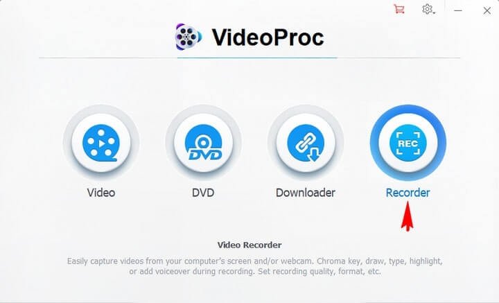 VideoProc-Enregistrer