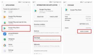 Nettoyer le cache de l’application Android