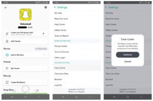 Videz votre cache de Snapchat
