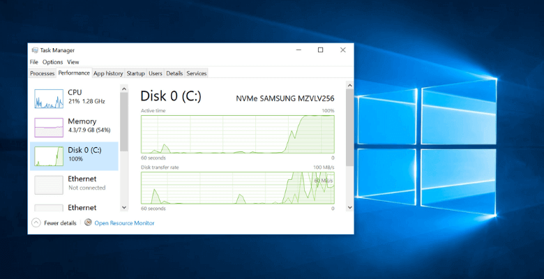 [RÉSOLU] Windows 10 Utilisation du disque à 100 % dans le Gestionnaire des tâches